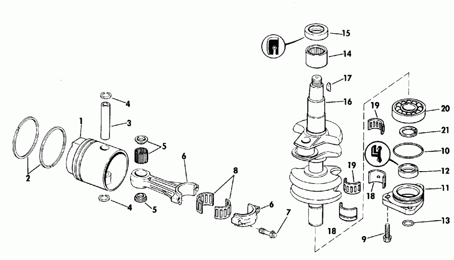 �������� ��������� ����� Evinrude E15ELETB 1993  - take ���������