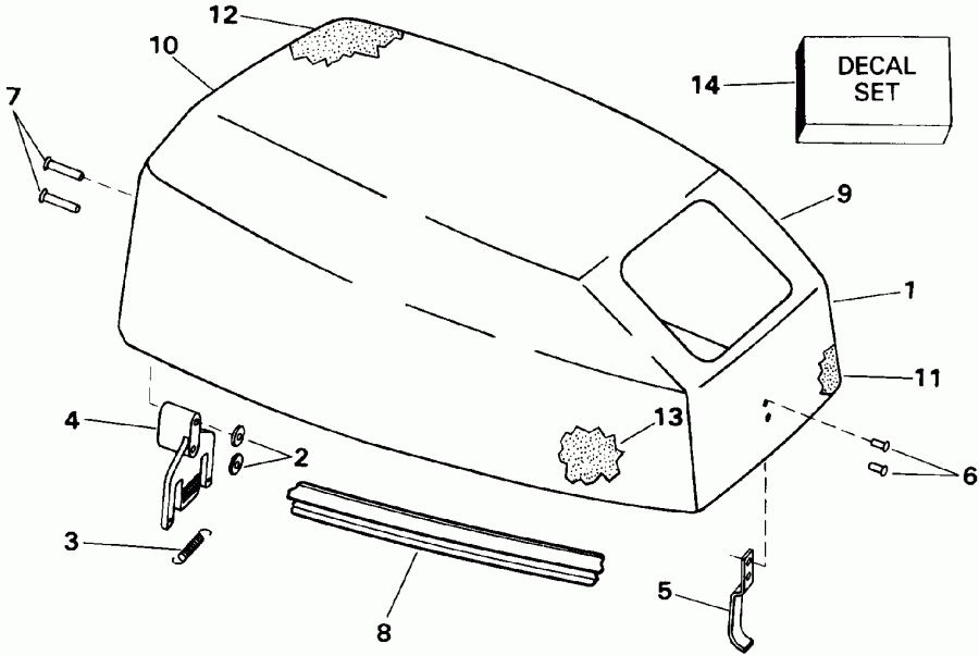    EVINRUDE E15RETB 1993  - Johnson - Johnson