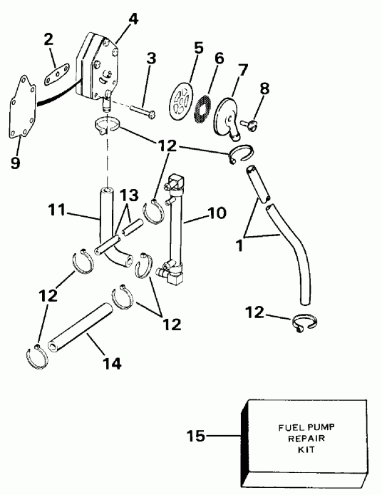 ��������� �������� ����� Evinrude E175EXATS 1993  - Quiet Rider - Quiet Rider