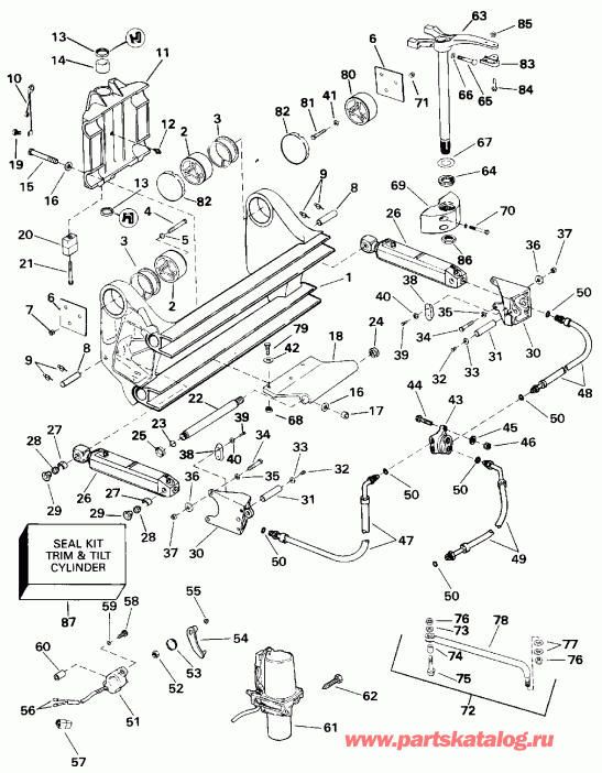    Evinrude E175EXETG 1993  - Quiet Rider / Quiet Rider