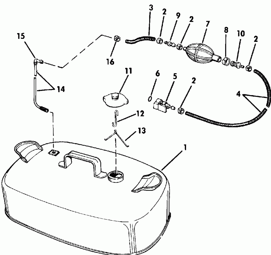 ��������� �������� ����� Evinrude E175GLETG 1993  - haust Housing