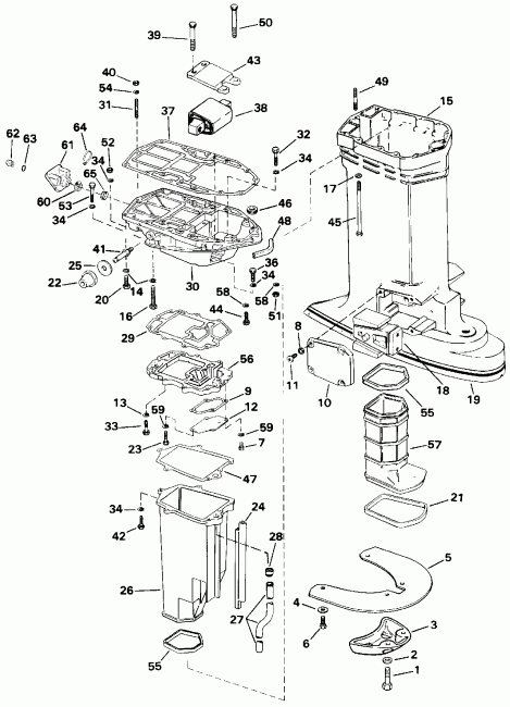  EVINRUDE E200CXATF 1993  - haust ������