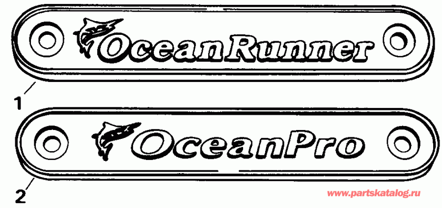 ��������� ��������� ������� E200CXATS 1993  - cessory Transom Plate