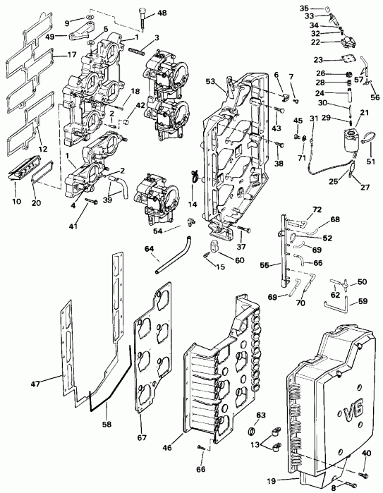  Evinrude E200CXETF 1993  - 