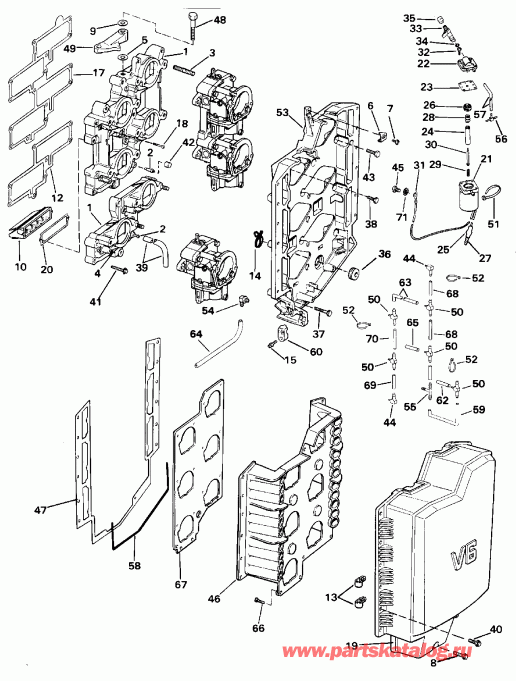 ����� Evinrude E200CZATF 1993  - Suffix 