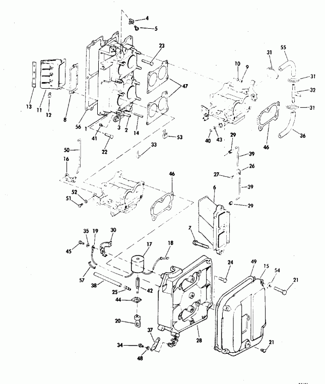 ��������� ����� Evinrude E200CZATS 1993  - nition System & ��������� �������� - nition System & Starter Motor