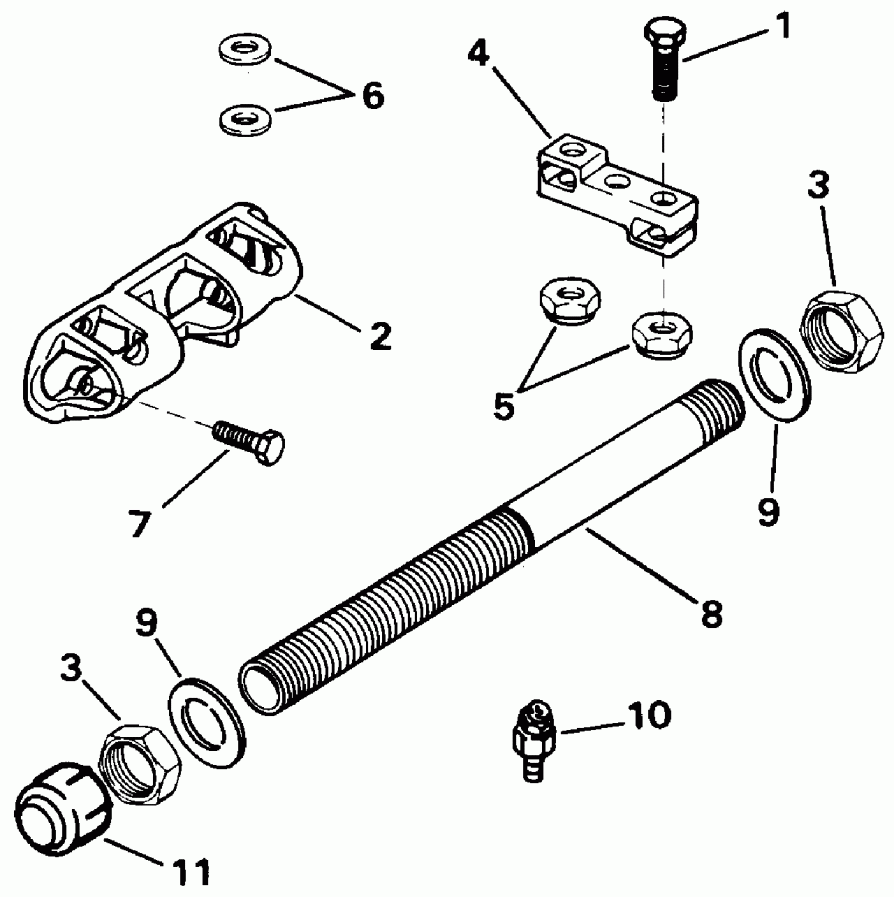  Evinrude E200TXATS 1993  - 200stl, 225stl Only