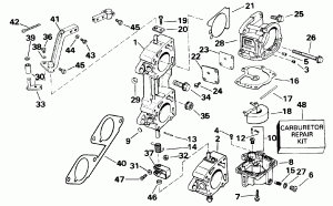 Карбюратор & Подъемный механизм - 185, 200 Suffix