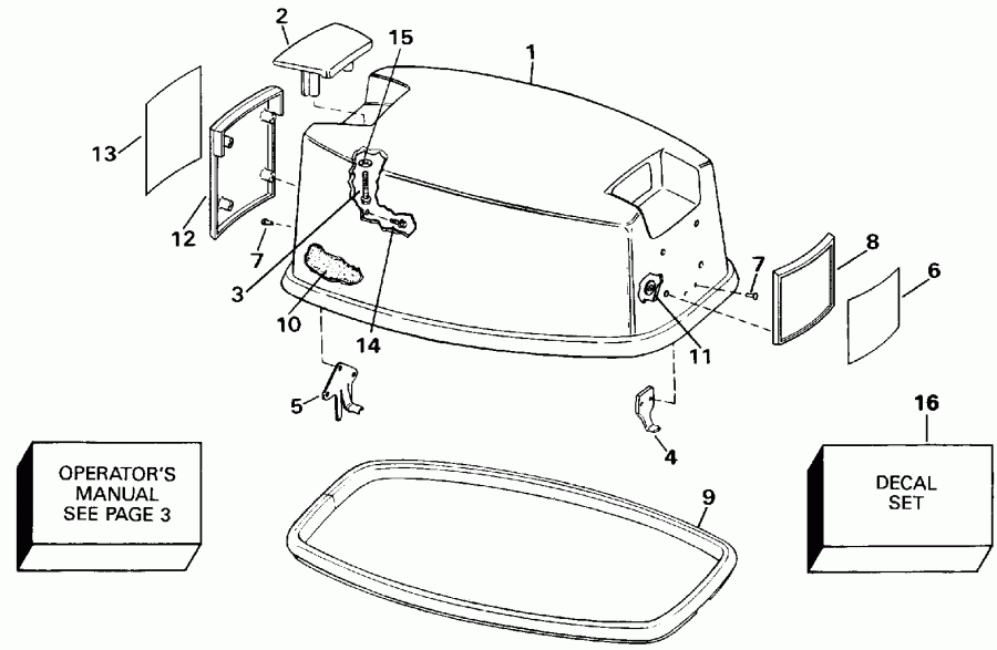 ��������� ����� Evinrude E20CRETS 1993  - Johnson / Johnson