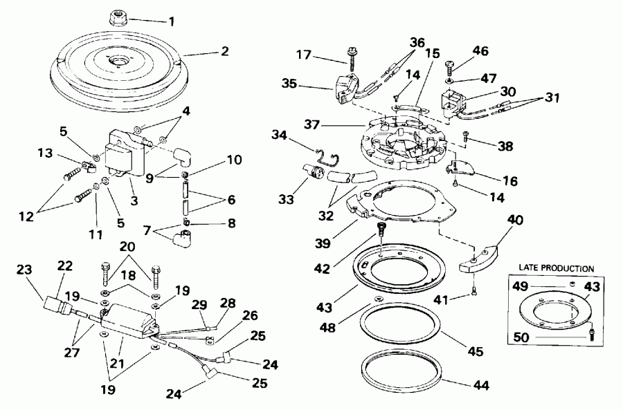  EVINRUDE E20CRLETS 1993  - nition / nition