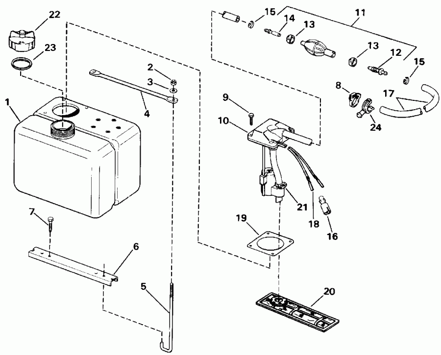 �������� ����� Evinrude E225CXETF 1993  - 3.0 ������