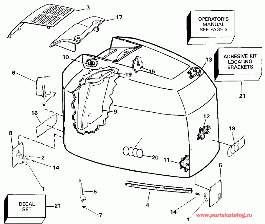 ��������� EVINRUDE E225CZATF 1993  - 185