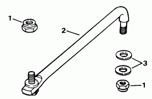   Kit (w /   ) (Steering Link Kit (w/power Trim & Tilt))