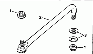    Kit (w /   ) (Steering Link Kit (w/power Trim & Tilt))
