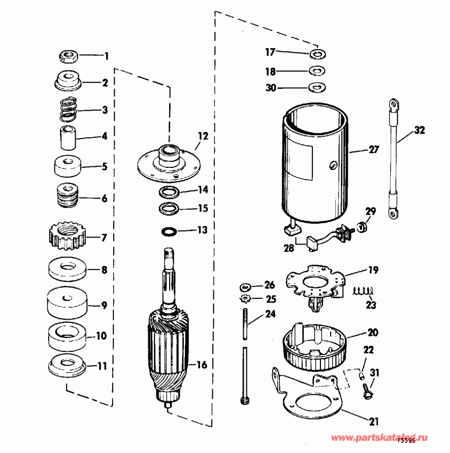   40873C 1968  - ectric Starter Group Electric Shift
