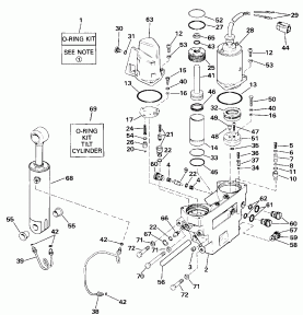    Hydraulic Assembly (Power Trim/tilt Hydraulic Assembly)