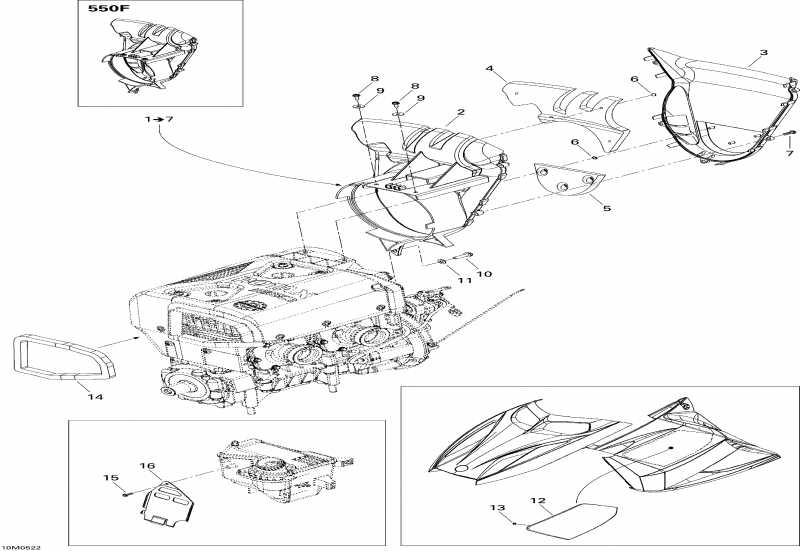  BRP  Expedition 550F, 2005 - Cooling System