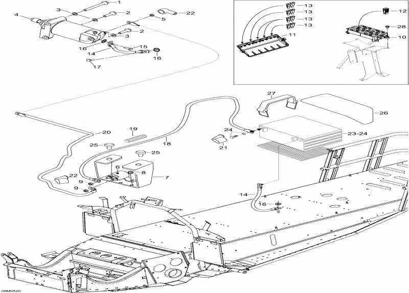 snowmobile Skidoo - Electric Starter