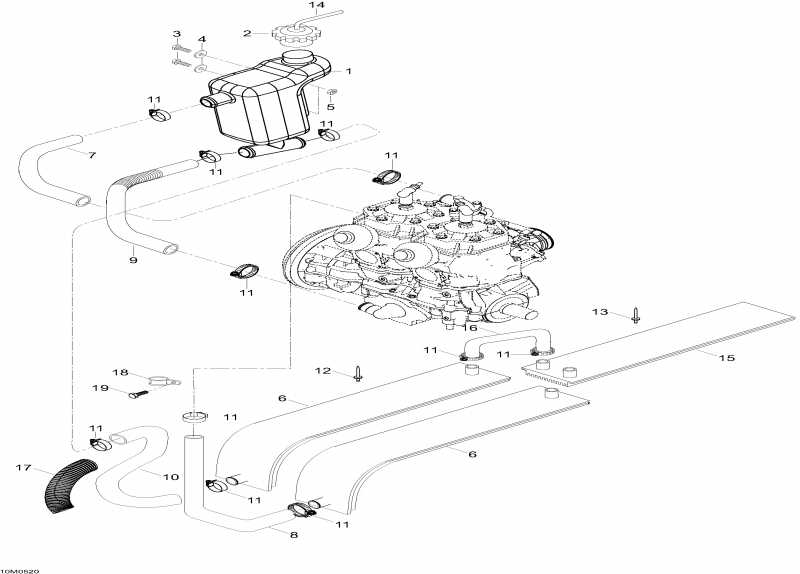  SkiDoo Expedition 600 H.O. SDI, 2005  - Cooling System