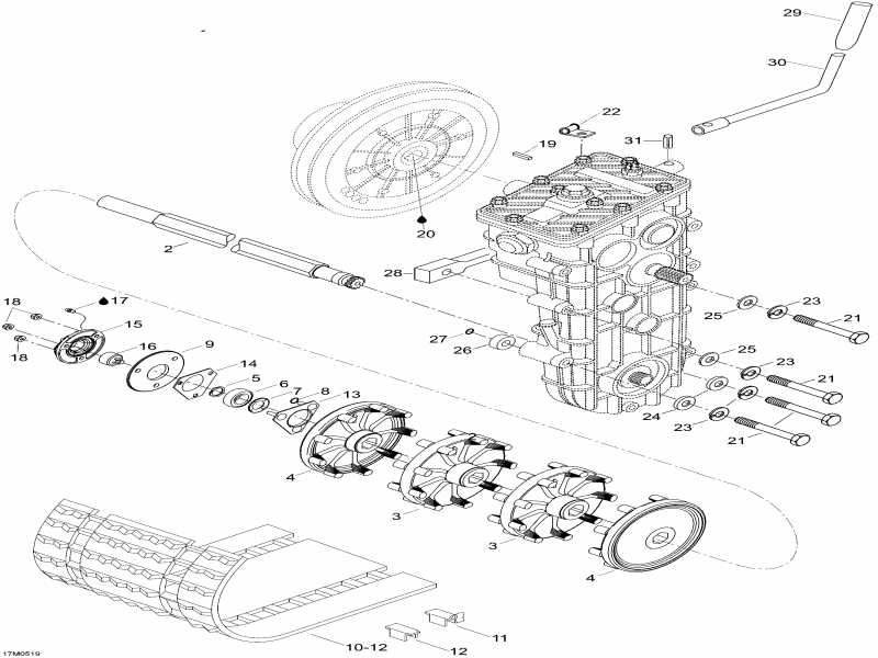  BRP Expedition V-1000, 2005  - Drive System