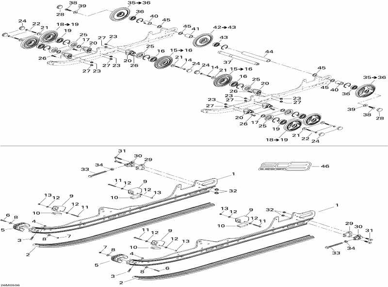 snowmobile ski-doo GSX 500SS, 2005 -  