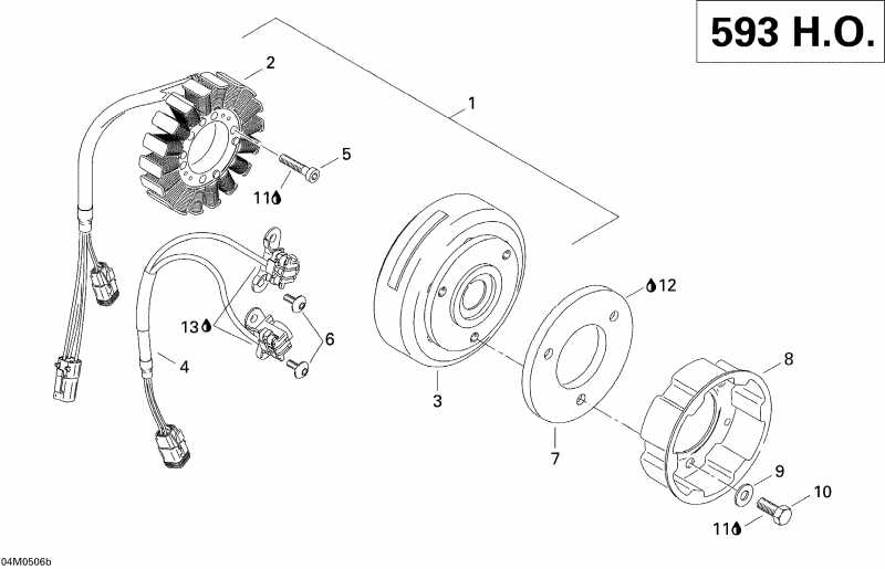 snowmobile SKIDOO -  593ho