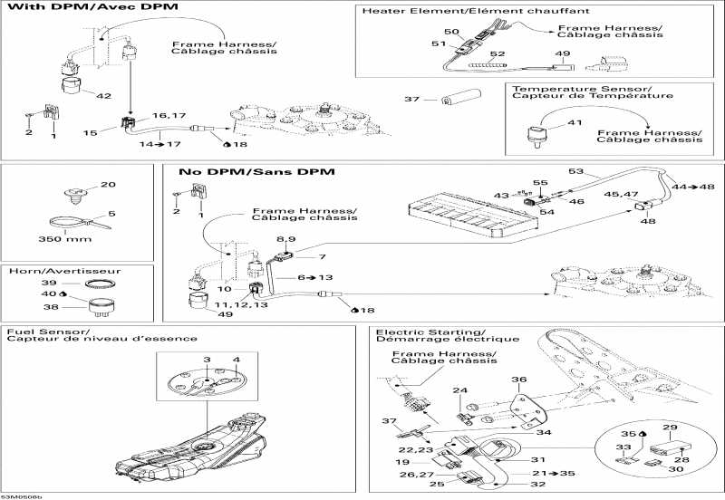 snowmobile ski-doo GSX 600 HO, 2005 - Electrical Accessories 2 (600ho)