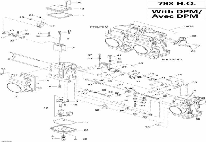  SkiDoo - Carburetor With Dpm