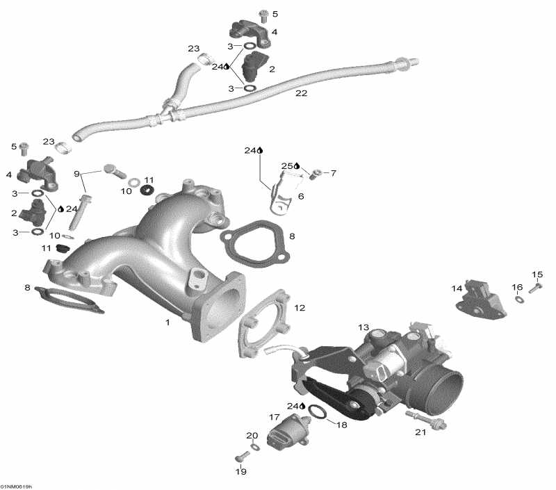 snowmobile   Expedition V-1000, 2006 - Throttle Body