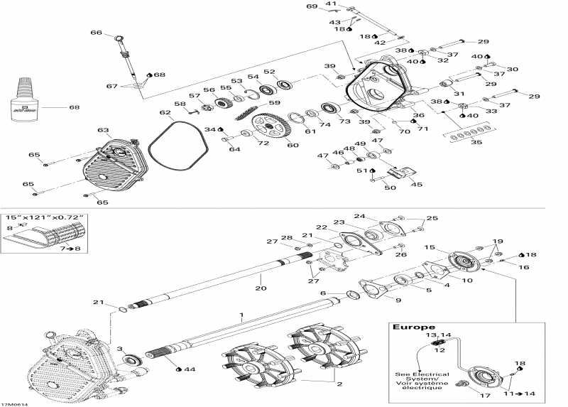 snowmobile   Freestyle 300F, 2006 - Drive System