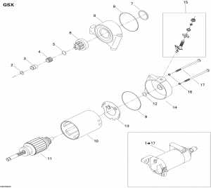 04-  Gsx 380f (04- Electric Starter Gsx 380f)