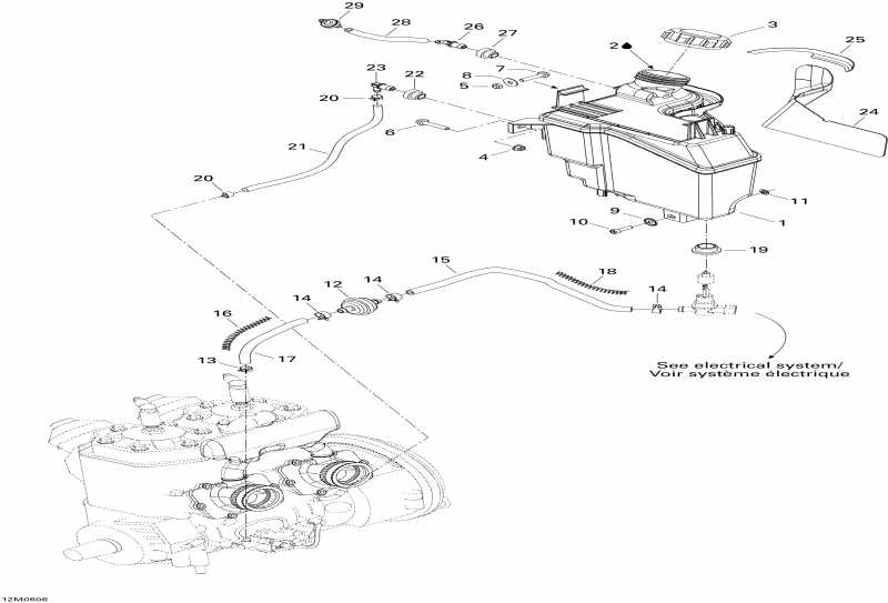 snowmobile  GSX 500SS, 2006  - Oil System