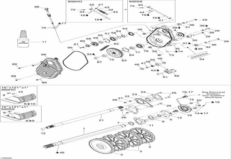 Skidoo - Drive System 500