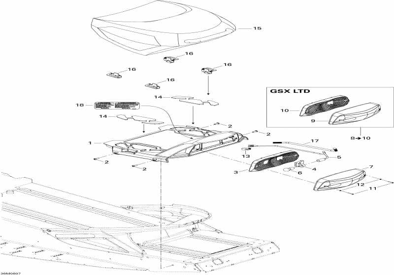    GSX 600 HO SDI, 2006 - Luggage Rack