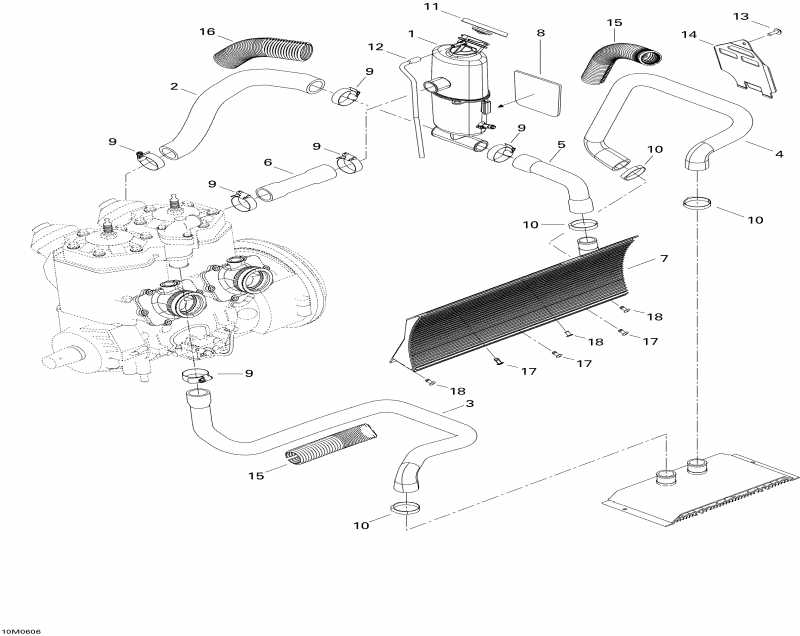  ski-doo  GSX 800 HO, 2006 - Cooling System