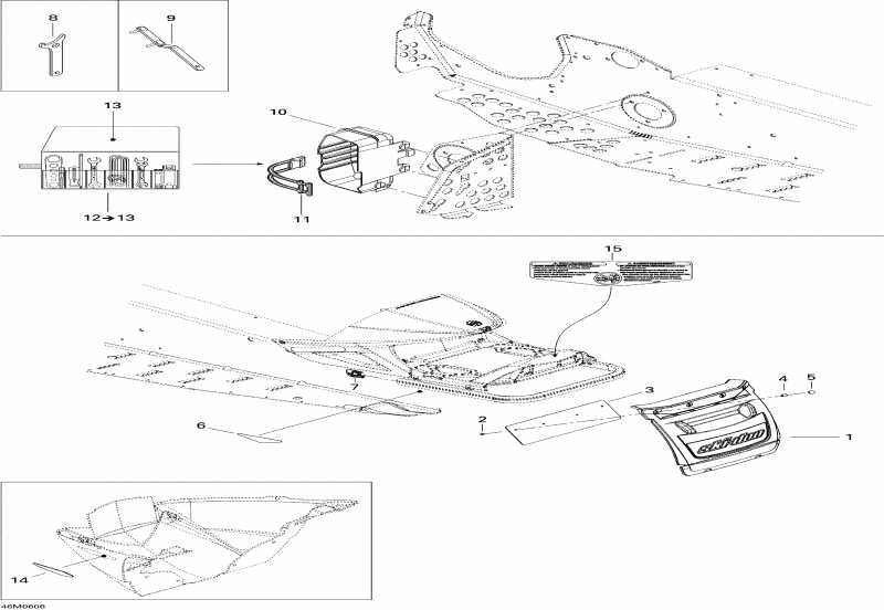snowmobile SkiDoo  GSX 800 HO, 2006 - Utilities