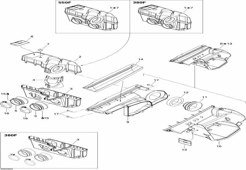 snowmobile Skidoo - Air   System 380f