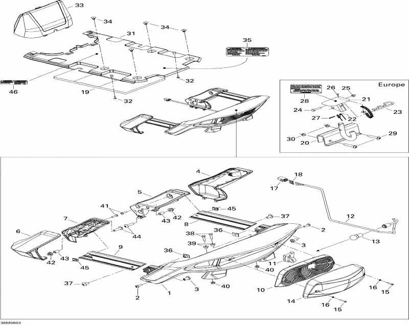 snowmobile   GTX 380F, 2006 - Luggage Rack