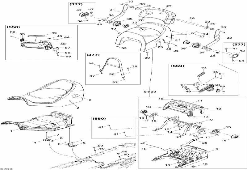 �������� Ski Doo GTX 380F, 2006 ������ - Seat 380f
