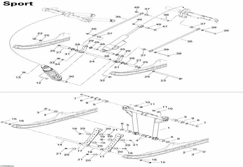 SkiDoo GTX 500SS, 2006 - Front Arm Sport