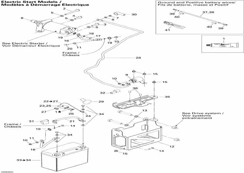  ski-doo GTX 500SS, 2006  - Battery  