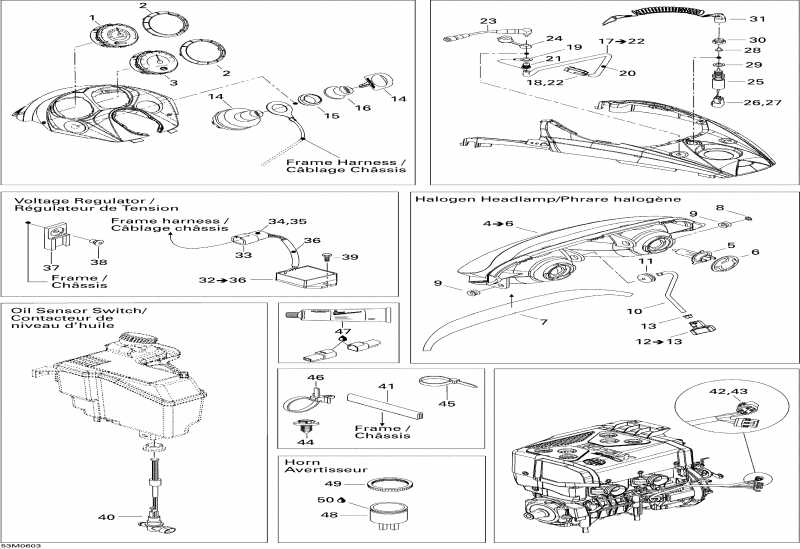 snowmobile  GTX 550F, 2006 - Electrical Accessories