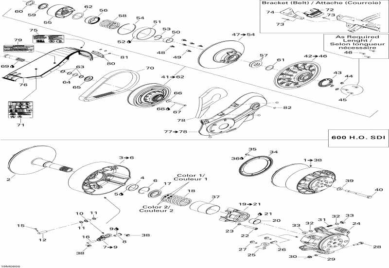 ��������  GTX 600 HO SDI, 2006 ������ - Pulley System