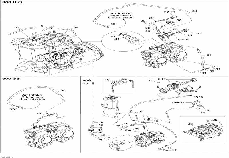 snowmobile Ski-doo  GTX 800 HO, 2006 - Engine Ltd 2