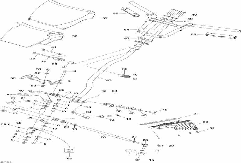 snowmobile ski-doo GTX 800 HO, 2006 - Steering System Ltd