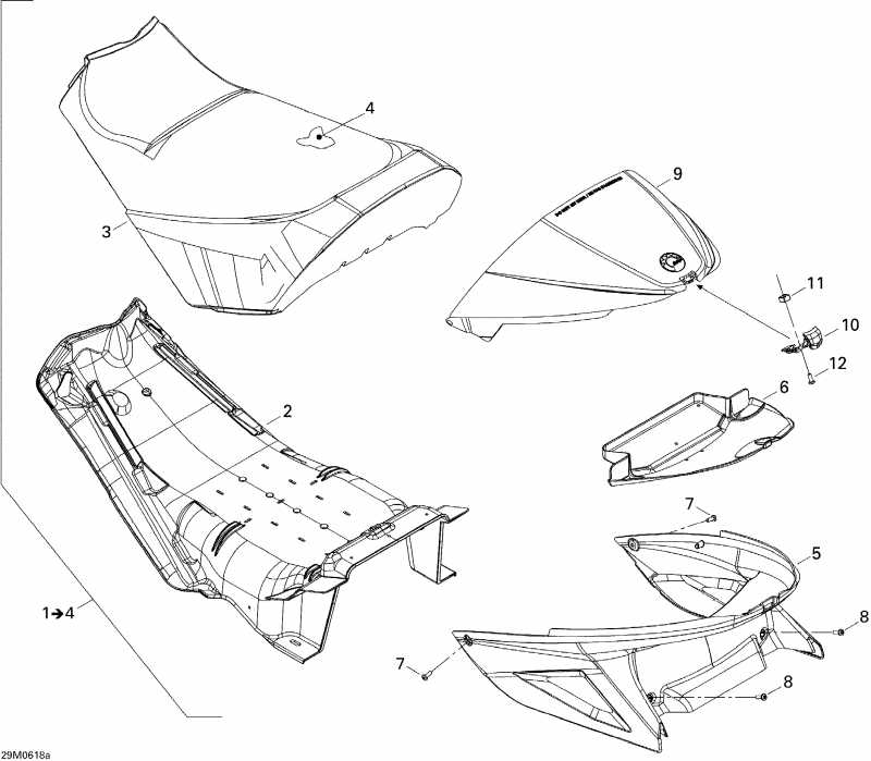 ��������  Mach Z 1000 SDI Adrenaline & X, 2006 ������ - Seat