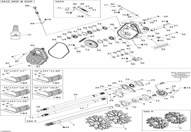 BRP  MX Z 380F, 2006 - Drive System Mx Z 380f