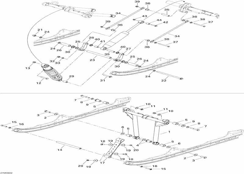  SKIDOO MX Z 380F, 2006 - Front Arm Mx Z