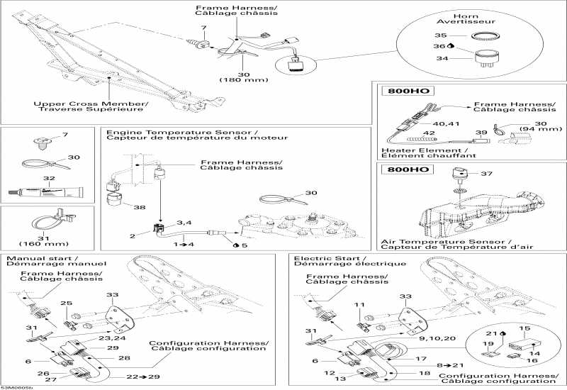  Skidoo MX Z 500SS Trail & Adrenaline, 2006  - Electrical Accessories 2 (500)