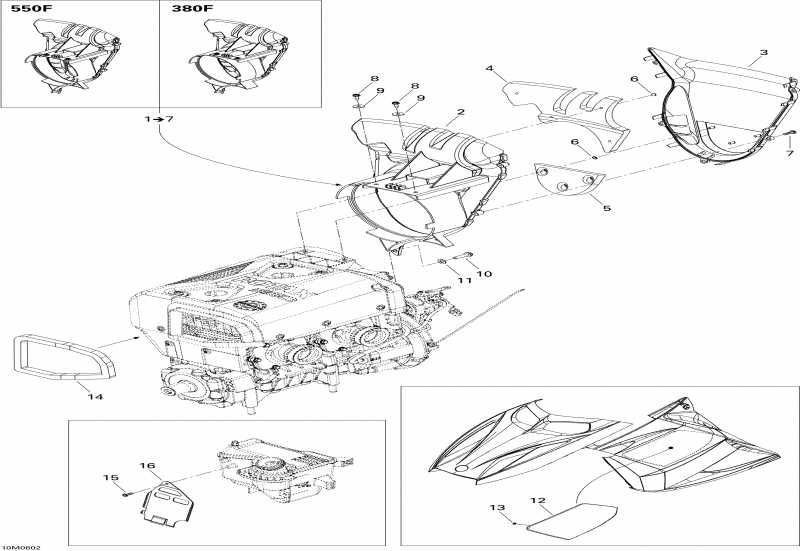 ski-doo MX Z 550F, 2006 -  System Mx Z (550f)